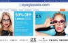 美国在线眼镜商城：Eyeglasses.com