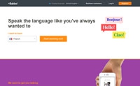 在线学习西班牙语、法语或其他语言：Babbel.com