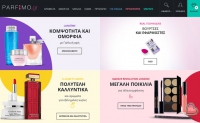 希腊香水和化妆品购物网站：Parfimo.gr