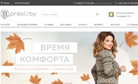 白俄罗斯女装和针织品网上商店：Presli.by