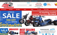 美国踏板车和轻便摩托车销售网站：Mega Motor Madness