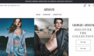 阿玛尼美国官方网站：Armani.com