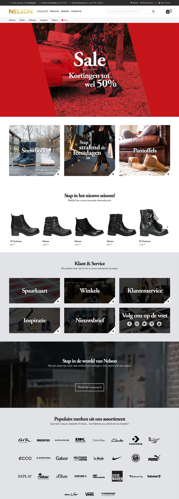 Nelson Schoenen荷兰鞋子在线购物网站