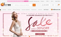 米兰网婚纱礼服法国网上商店：Milanoo法国
