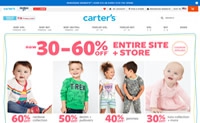 Carter’s官方网站：美国主要的儿童服装设计师和销售商