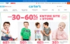 Carter’s官方网站：美国主要的儿童服装设计师和销售商