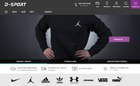 捷克体育用品购物网站：D-sport