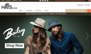 美国高档帽子网上商店:Hats.com