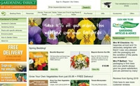 英国邮购活的植物主要供应商：Gardening Direct