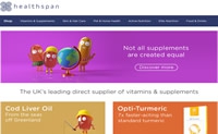 英国领先的维生素和营养补充剂直接供应商：Healthspan