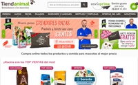 西班牙宠物用品和食品网上商店：Tiendanimal