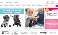 波兰在线儿童和婴儿用品零售商：pinkorblue