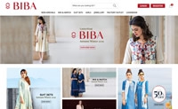 印度民族服装购物网站：BIBA