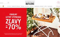 斯洛伐克家具和时尚装饰品购物网站：Butlers.sk