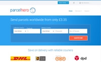 英国最大的在线快递公司之一：ParcelHero