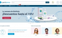 西班牙购买隐形眼镜、眼镜和太阳镜网站：Lentiamo.es