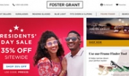 Foster Grant官网：美国原创太阳镜品牌（太阳镜、老花镜、蓝光眼镜）