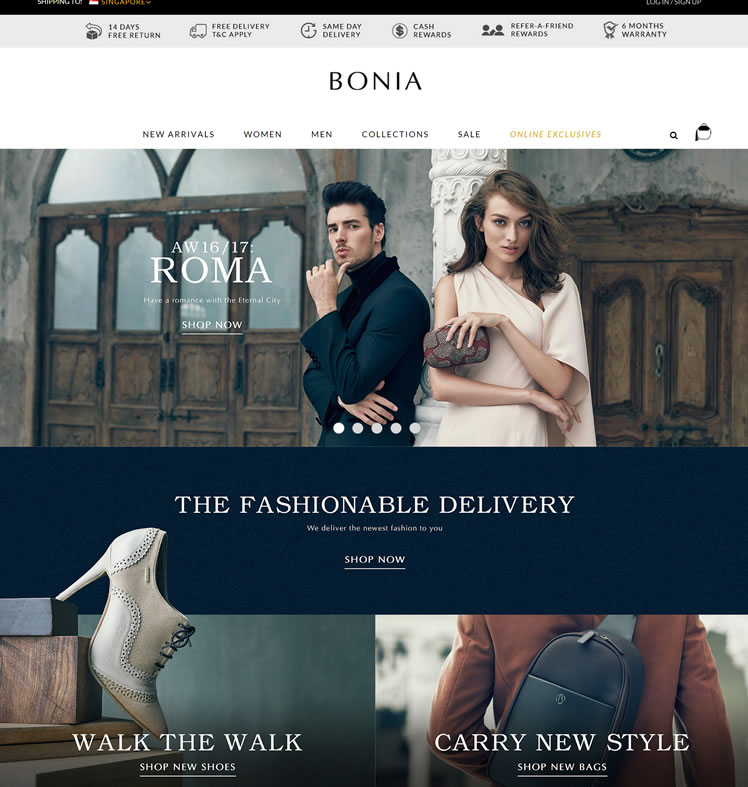 BONIA Official Website
